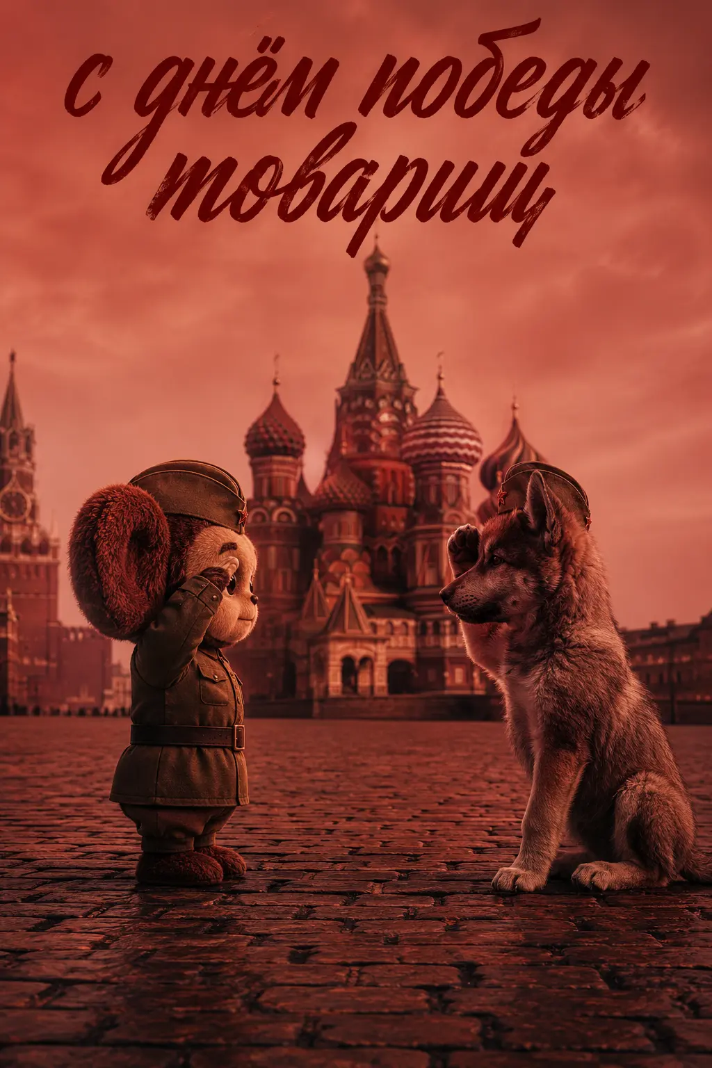 Красные цветы мая