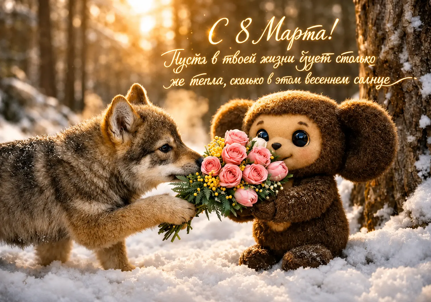 Первые цветы оттепели